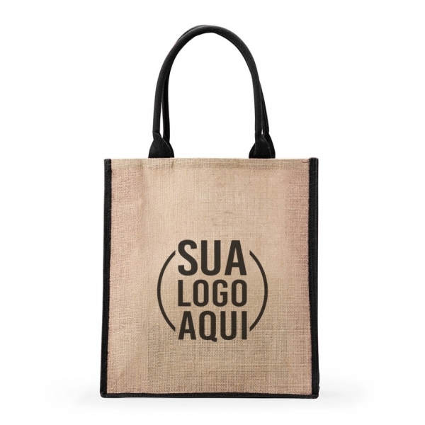 Sacola de Juta personalizada