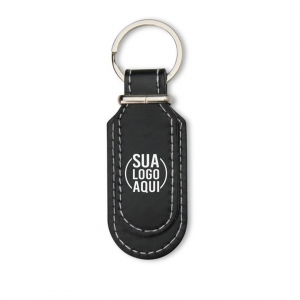 Chaveiro de Couro Sintético personalizado