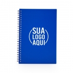 Caderno A5 Plástico personalizado