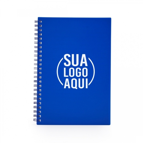 Caderno A5 Plástico personalizado