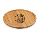 Petisqueira de Bambu 30 x 30 personalizada 