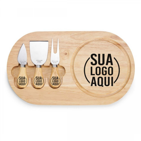 Kit Queijo 4 Peças personalizado