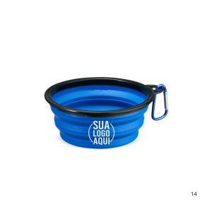 Tigela para Pet Retrátil 350ml personalizado 