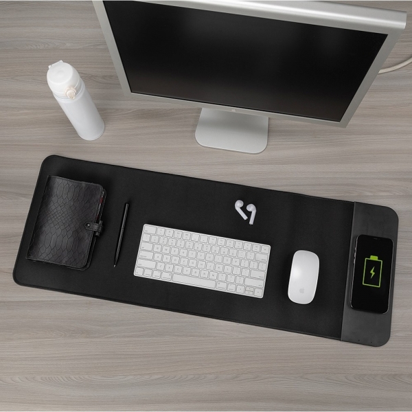 Desk Pad com carregamento por indução personalizado 