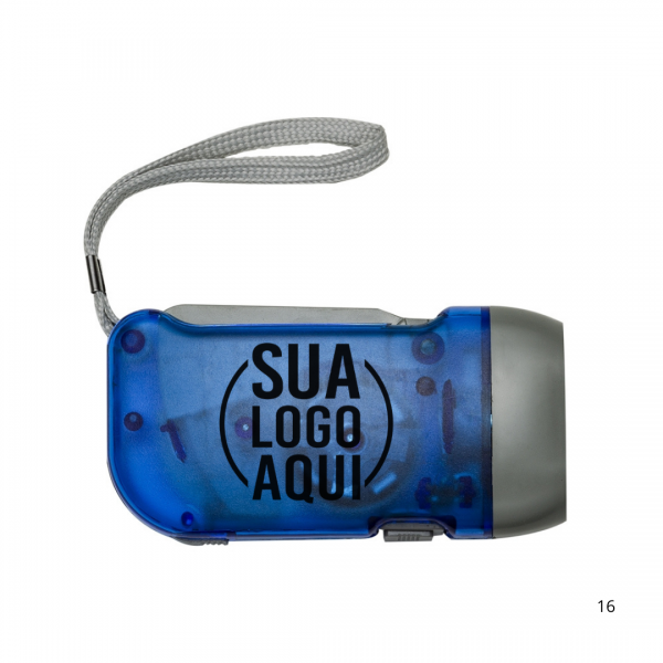 Lanterna Plástica Dínamo personalizada