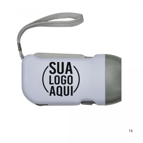 Lanterna Plástica Dínamo personalizada