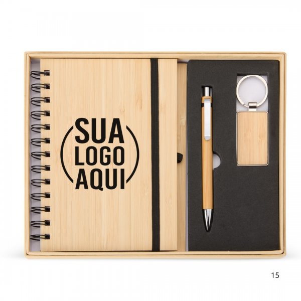 Kit Executivo Ecológico 3 Peças personalizado