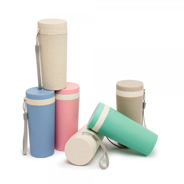 Copo Fibra de Bambu 350ml personalizado