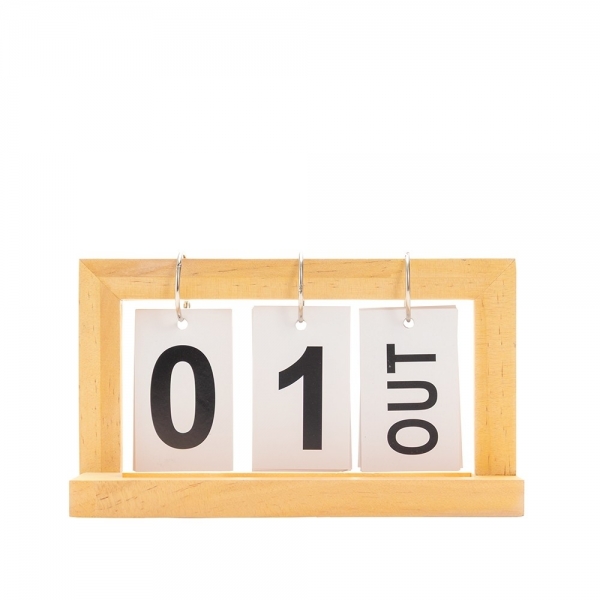 Calendário Permanente Madeira personalizado 