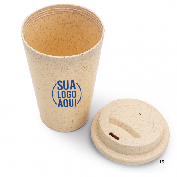 Copo Fibra de Trigo 470ml personalizado