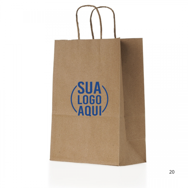 Sacola Kraft Pequena personalizada