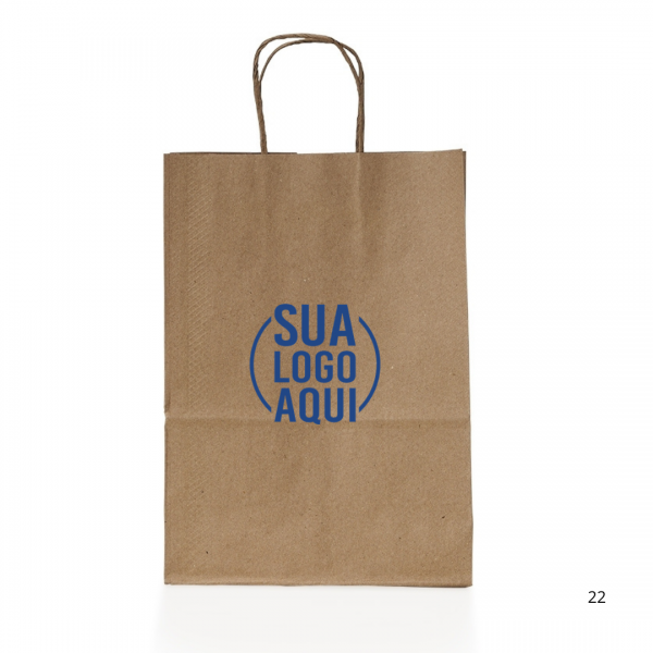 Sacola Kraft Pequena personalizada