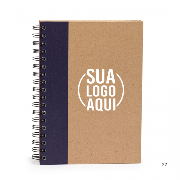 Caderno Capa Kraft personalizado