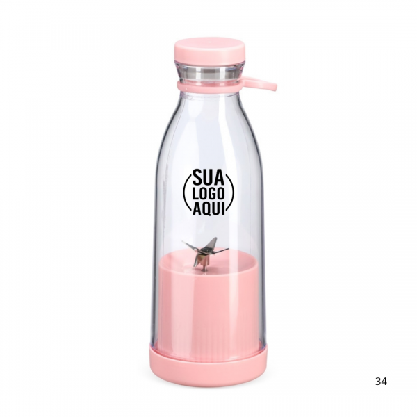 Garrafa Plástica com Misturador 380ml personalizado