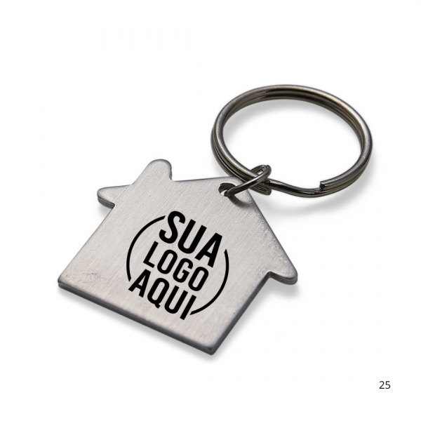 Chaveiro Metal Plaquinha personalizado