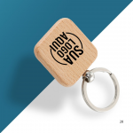 Chaveiro Madeira personalizado