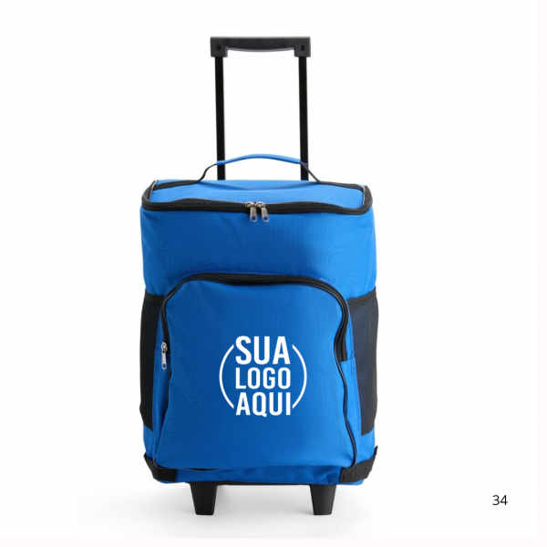 Bolsa Térmica 30L com Rodinhas personalizada