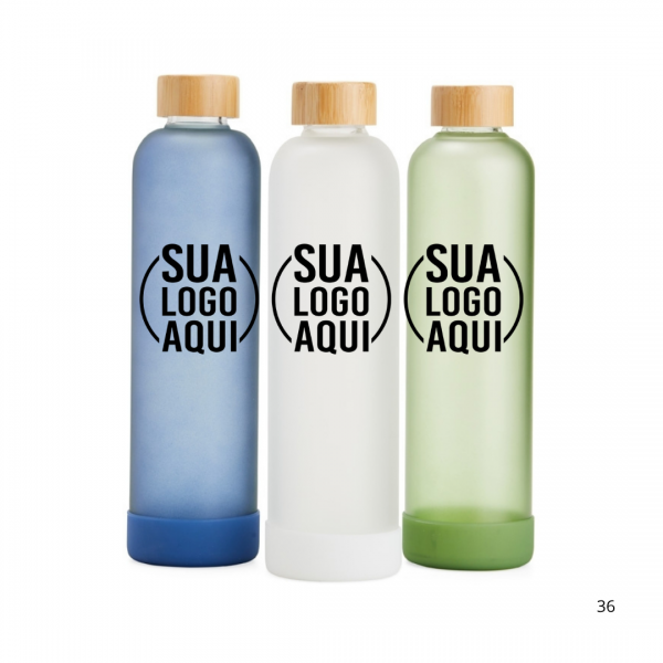 Garrafa de Vidro 1 Litro personalizado