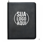 Pasta Convenção Com Zíper personalizada