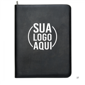 Pasta Convenção Com Zíper personalizada