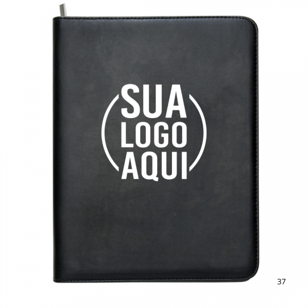 Pasta Convenção Com Zíper personalizada