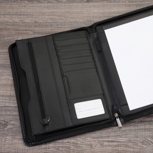 Pasta Convenção Com Zíper personalizada