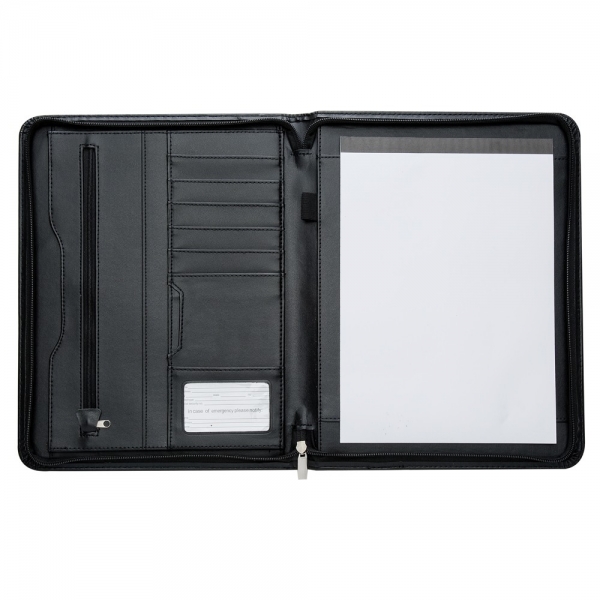 Pasta Convenção Com Zíper personalizada