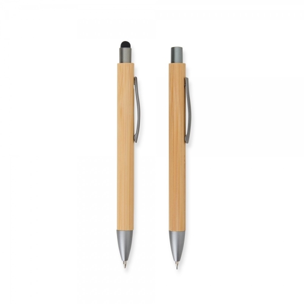 Kit Ecológico Caneta e Lapiseira Bambu personalizado