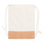 Sacochila de Lona e Cortiça personalizada 