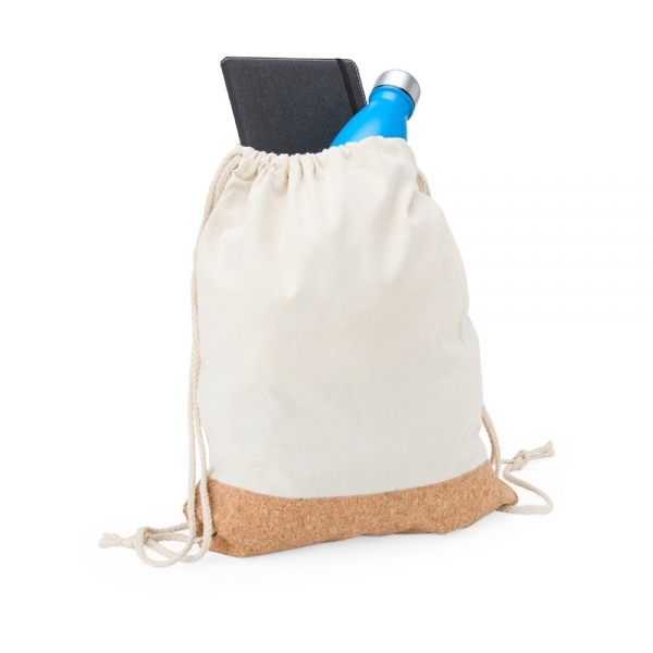 Sacochila de Lona e Cortiça personalizada 