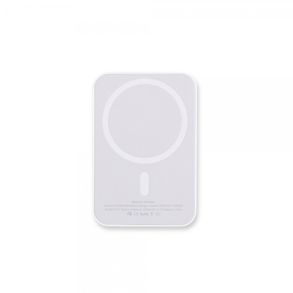 Power Bank 10.000mAh com Carregamento via Indução personalizado