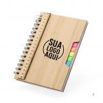 Caderno A5 Bambu personalizado