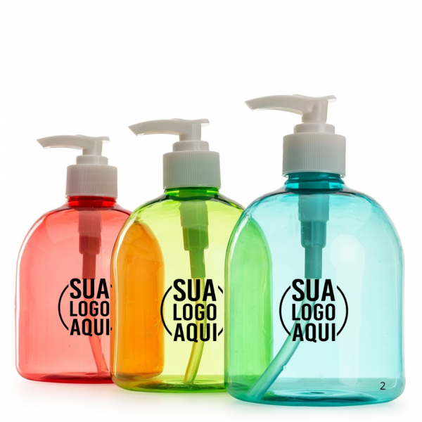 Frasco plástico 480ml personalizado