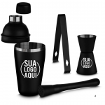Kit Drink Coqueteleira e Acessórios personalizado
