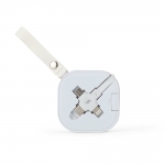 Cabo USB retrátil 3 em 1 personalizado