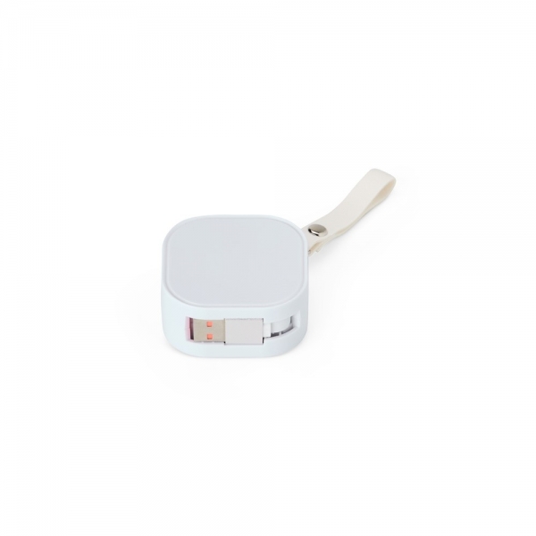 Cabo USB retrátil 3 em 1 personalizado