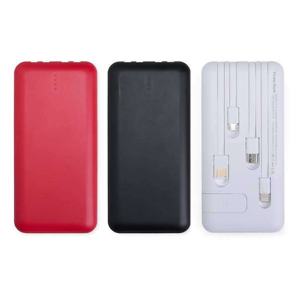 Power Bank 10.000mAh com Lanterna e Multissaídas