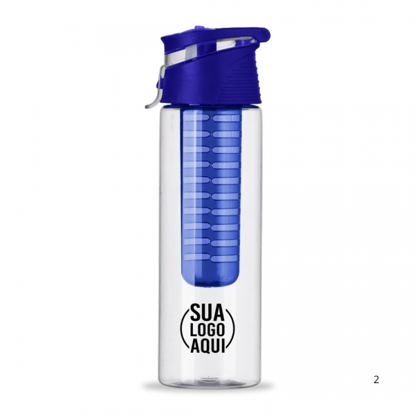 Squeeze Plástico 700ml com Infusor personalizado 