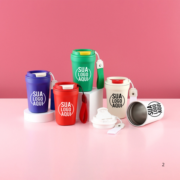 Copo Térmico Inox 350ml personalizado 