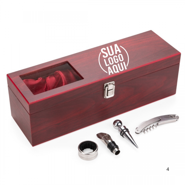 Kit Vinho 4 Peças personalizado