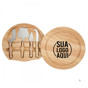 Kit Queijo 5 peças personalizado 