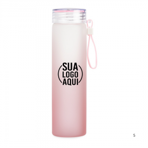 Garrafa de Vidro 450ml personalizado 