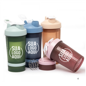Coqueteleira Plástica 500ml personalizada