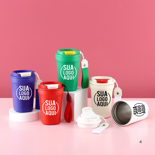 Copo Térmico Inox 350ml personalizado 
