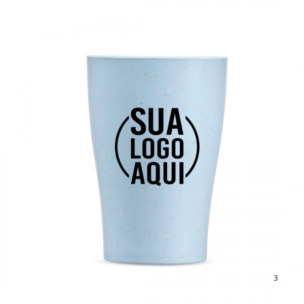 Copo Palha de Trigo 310ml personalizado 