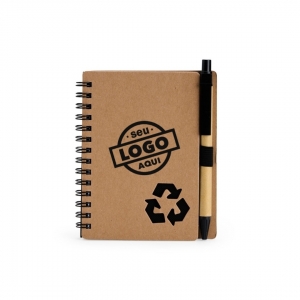 Caderno Ecológico com Caneta
