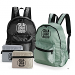 Mochila Dobrável Poliéster 18L personalizado 