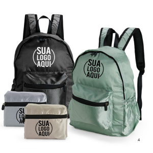 Mochila Dobrável Poliéster 18L personalizado 