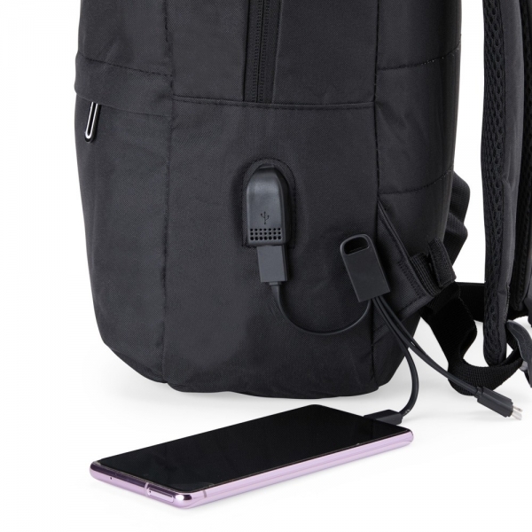 Mochila de Nylon USB 24L personalizado 