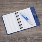 Caderno Plástico com Caneta personalizado 